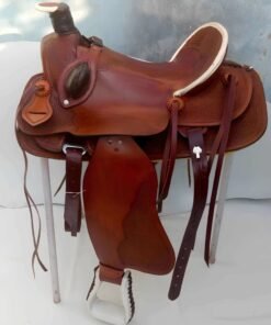 Exclusive Havana Brown Western Wade Leather Ranch Roping Saddle