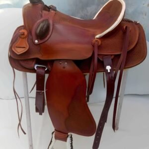 Exclusive Havana Brown Western Wade Leather Ranch Roping Saddle