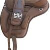 Treeless English Saddle with girth, leathers and stirrups