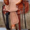 8″ Infant Toddler Burgundy Western Saddle Leather
