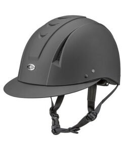 Equi-Pro Riding Helmet with Visor in matte black, model IRH1341