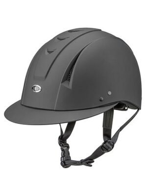 Equi-Pro Riding Helmet with Visor in matte black, model IRH1341