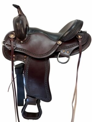 South Bend Saddle Co Woodland Trail Western Trail Saddle, sizes 15 to 17 inches